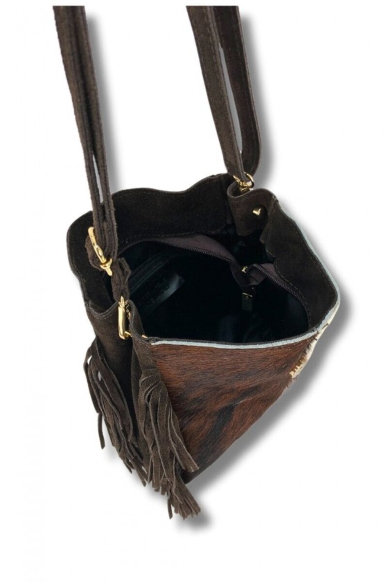 BANDOLERA SERRAJE COMBINADA COLORES MARRONES 2